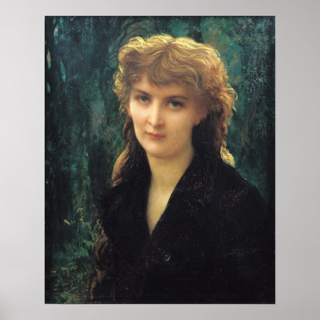 Affiche Baronnesse Eleonore d'Uckermann 1884 (Devant)