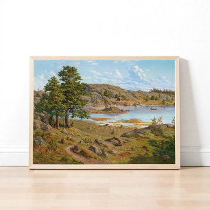 Affiche Barösund, Paysage