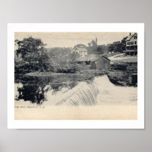 Affiche Barrage, Boonton, New Jersey NJ