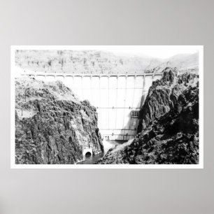 Affiche Barrage d'Owyhee près de Nyssa, cru de l'Orégon