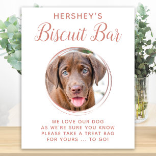 Affiche Barre à biscuits Photo de compagnie Rose Gold Cade