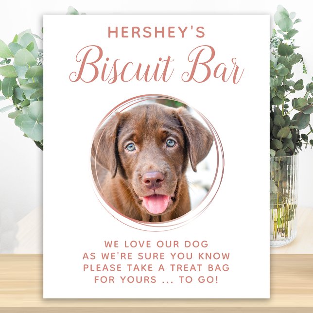 Affiche Barre à biscuits Photo de compagnie Rose Gold Cade (Créateur téléchargé)