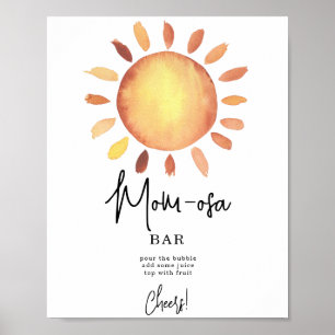Affiche Barre à mOM-osa au soleil