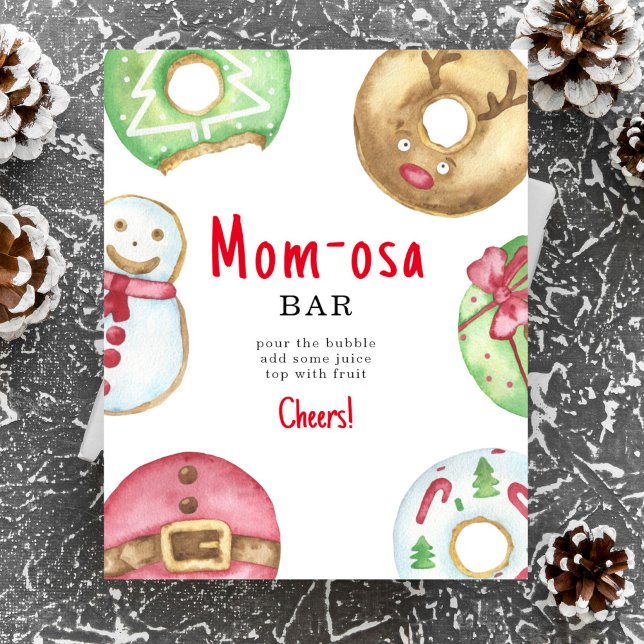 Affiche Barre à Momosa pour bébé d'hiver (Créateur téléchargé)