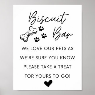 Affiche Barre biscuit pour chien | Connexion Mariage | Fav