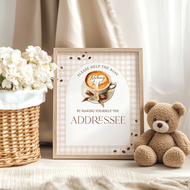 Affiche Barre de Baby Shower sur le thème des grains de ca (Créateur téléchargé)