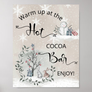 Affiche Barre de cacao chaud