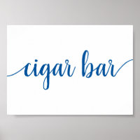 Barre de cigares simple | French Blue Any Event Si