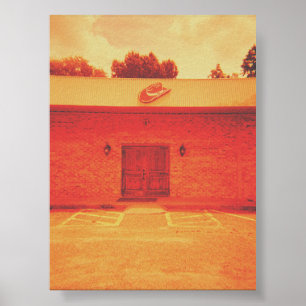 Affiche Barre de cowboy abandonnée