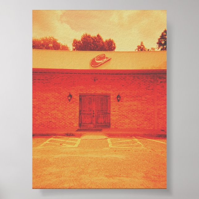 Affiche Barre de cowboy abandonnée (Devant)