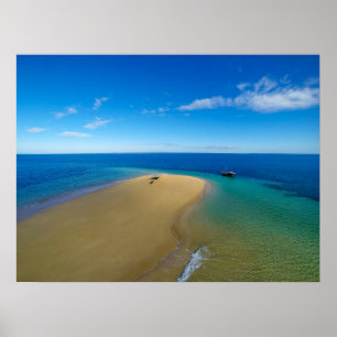 Affiche Barre de sable et île d'Ibos du dhaw , Mozambique