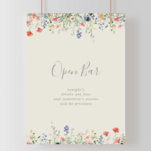 Affiche Barre d'ouverture du Mariage de Fleur sauvage mult