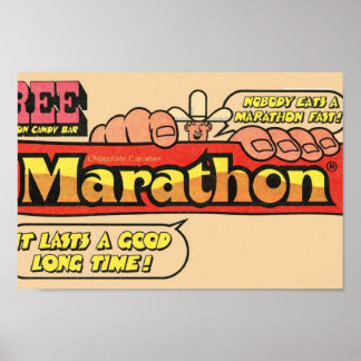 Affiche Barre Marathon Candy