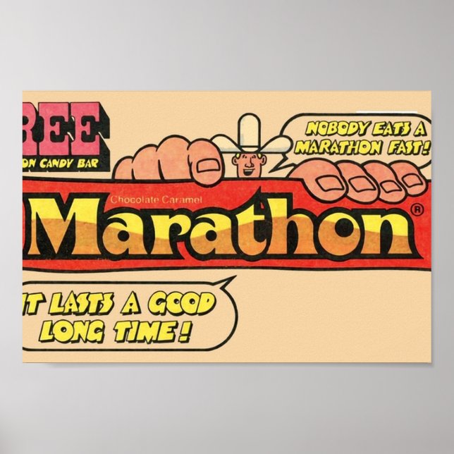 Affiche Barre Marathon Candy (Devant)