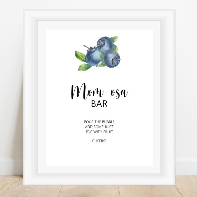 Affiche Barre Mom-osa aux myrtilles (Créateur téléchargé)