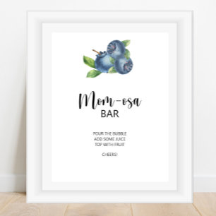 Affiche Barre Mom-osa aux myrtilles