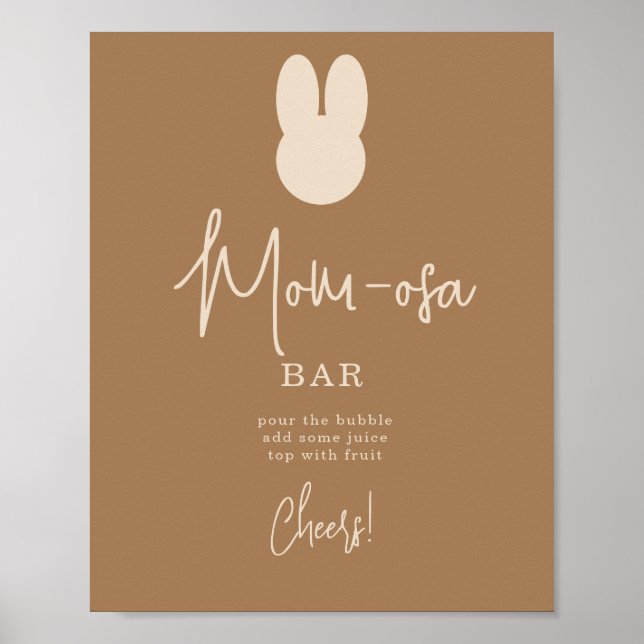 Affiche Barre simple Bunny mOM-osa (Devant)