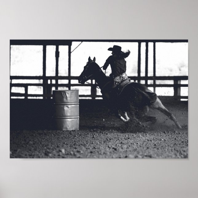 Affiche Barrel Racer — (Devant)