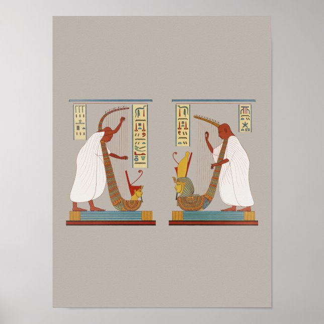 Affiche Barres de Ramses III Egypte ancienne (Devant)