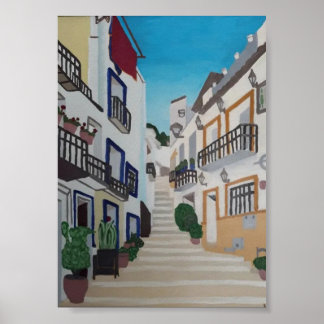 Affiche Barrio de Santa Cruz en Alicante