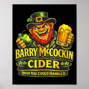 Affiche Barry mccockiner mcconconner pub irlandais drôle s