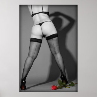 Affiche Bas et talons sexy