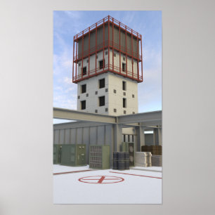 Affiche Bas poly vertige de carte de CSGO