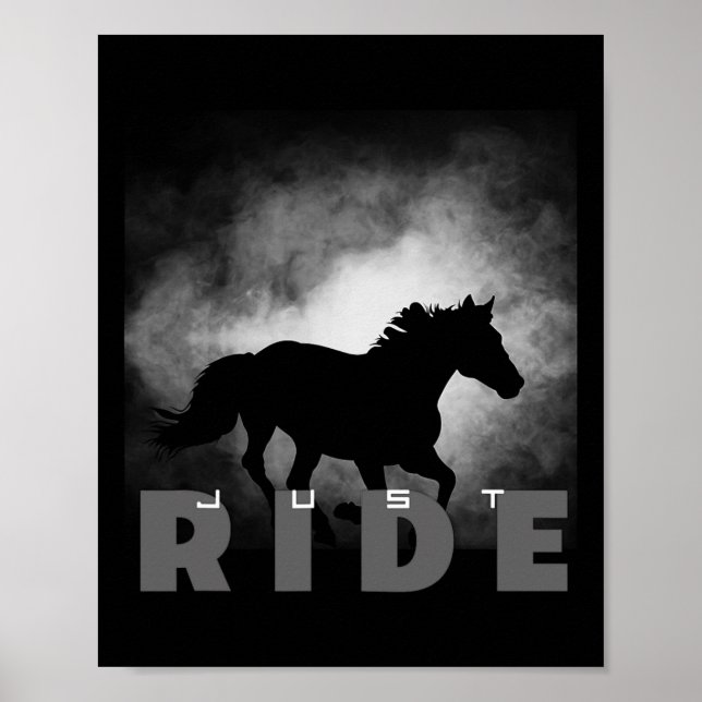 Affiche Basbo Ride Équitation Vêtements - Cheval (Devant)