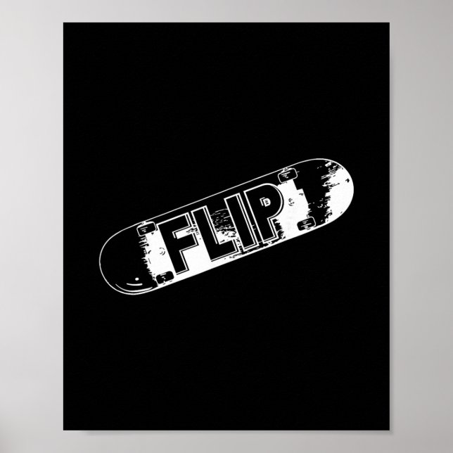 Affiche Bascule Refroidir Planche à roulettes Conception d (Devant)