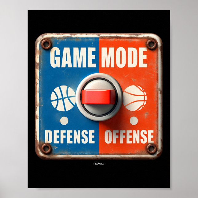 Affiche Basculer entre l'offense et la défense - Sig Mode  (Devant)