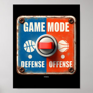 Affiche Basculer entre l'offense et la défense - Signalisa