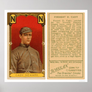 Affiche Base-ball 1911 de Newark de chariot de plouc