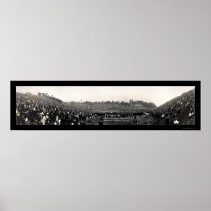 Affiche Base-ball en photo 1915 de Cleveland