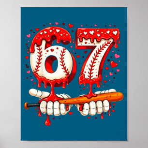 Affiche Base-ball garçons 67 Glace au goutte à goutte