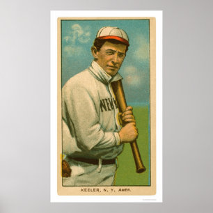 Affiche Base-ball petit 1909 de Willie Keeler