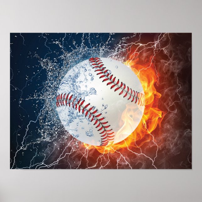 Affiche Baseball ball (Devant)
