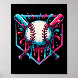 Affiche Baseball Driving Ice Cream Driam Jeunes Garçons Ba
