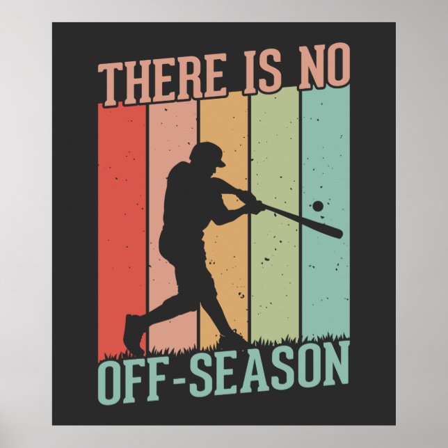 Affiche Baseball Il n'y a pas de saison (Devant)