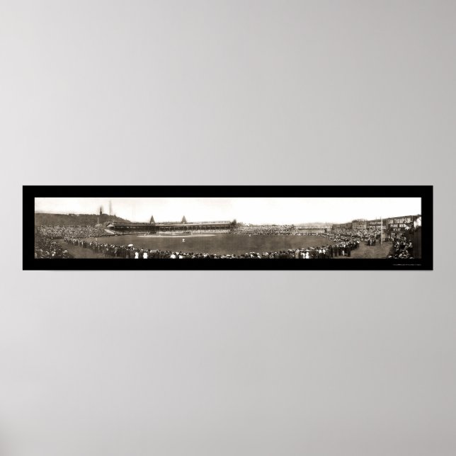 Affiche Baseball New York vs Pittsburgh Photo 1905 (Devant)