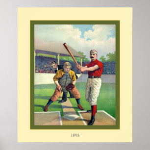 Affiche Baseball vintage