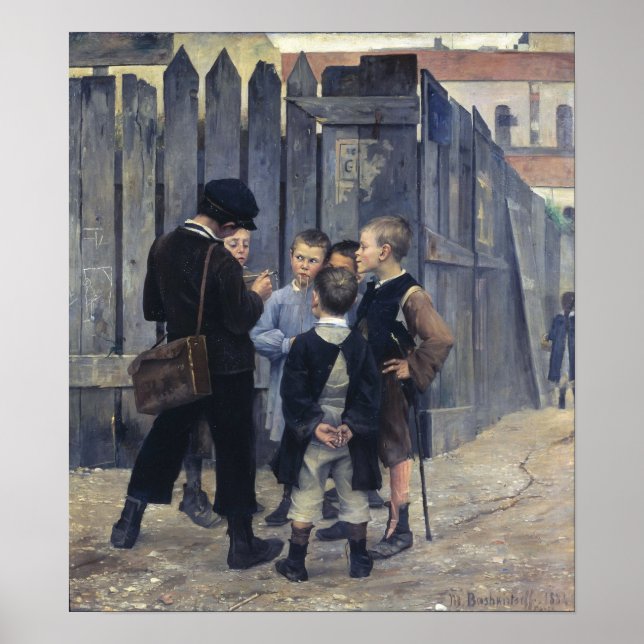 Affiche Bashkirtseff - A Meeting (Devant)