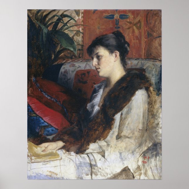 Affiche Bashkirtseff - La Belle-Sœur de l'Artiste 1881 (Devant)