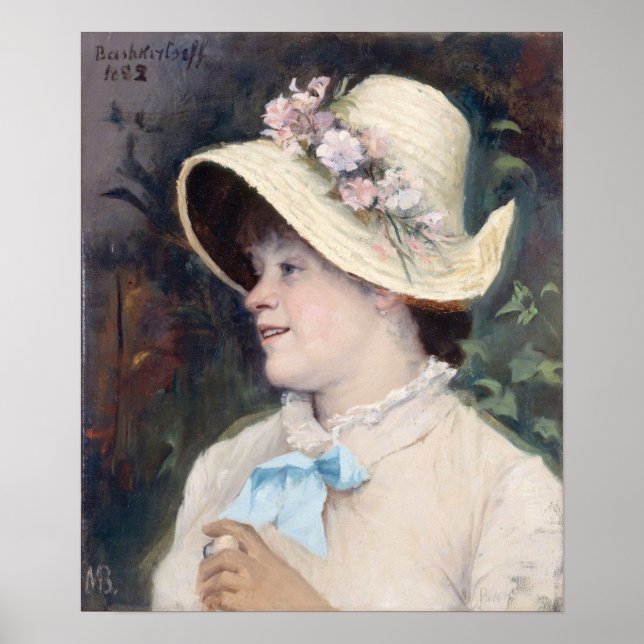 Affiche Bashkirtseff - Paris Portrait Of Irma 1882 (Devant)