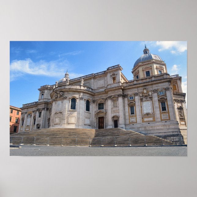 Affiche Basilique de Père Noël Maria Maggiore à Rome (Devant)