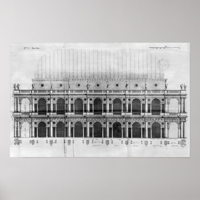 Affiche Basilique Palladiana à Vicence (Devant)