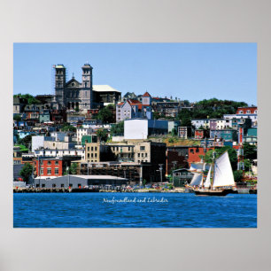 Affiche Basilique sur le rivage à St. John's