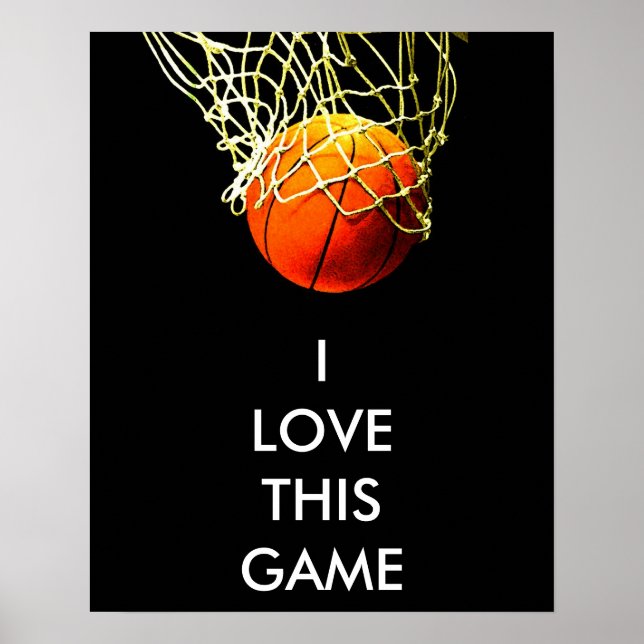 Affiche Basket-ball (Devant)