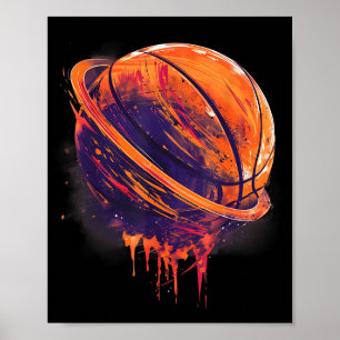 Affiche Basket-ball Basketball Lover Planet Waterco