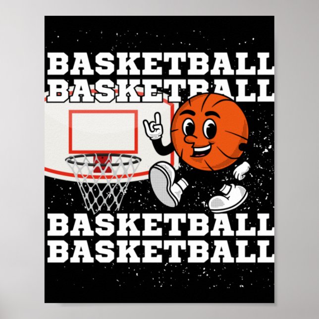 Affiche Basket-ball - Cerceau (Devant)