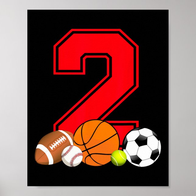 Affiche Basket-ball de baseball de 2 ans Bir de baseball (Devant)